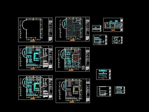 别墅建筑 四层宿舍框架结构图 类别: 住宅建筑 快餐厅装修图纸工程图